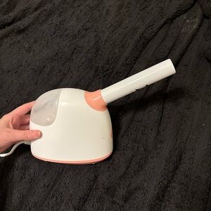 White and Pink Facial Steamer